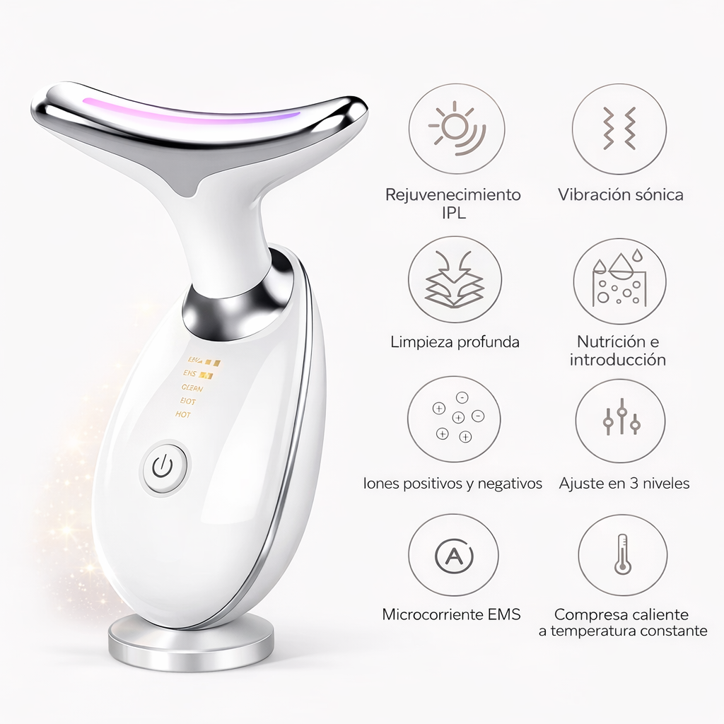 Masajeador Facial LED